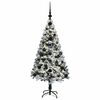 vidaXL Artificial Christmas Tree with 150 LEDs with Stand Green 120 cm