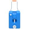 vidaXL Wheeled Water Tank for Camping 25 L Blue