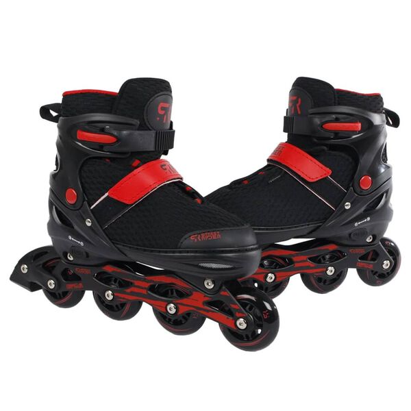 Street Rider Adjustable Inline Skates Pro Black Size 28-32