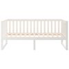 vidaXL Day Bed without Mattress White 90x200 cm Solid Wood Pine