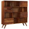 vidaXL Highboard Solid Reclaimed Wood 150x40x152 cm
