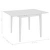 vidaXL 3 Piece Dining Set MDF Grey