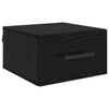 vidaXL Bedside Cabinet 35 x 35 x 20 cm Engineered Wood Black oak