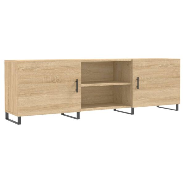 vidaXL TV Cabinet Sonoma Oak 150x30x50 cm Engineered Wood