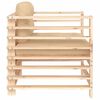 vidaXL Garden Chairs with Cushions 2 pcs Solid Wood Pine