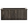 vidaXL Raised Bed Dark Grey 74x32x30 cm Solid Pinewood