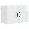 vidaXL Wall Cabinet LUCCA High Gloss White 60 x 31 x 40 cm
