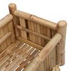 vidaXL Garden Planter with Holder Natural 50 x 38 x 74 cm Bamboo