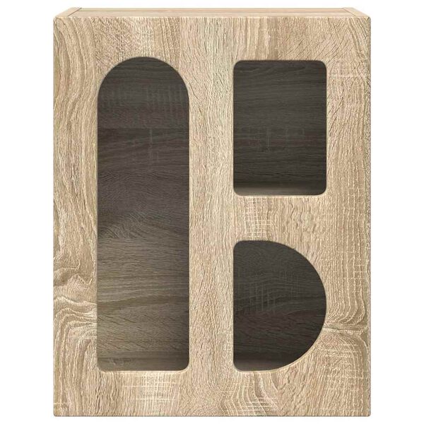 vidaXL Bedside Table Sonoma Oak 40 x 35 x 50 cm Engineered Wood