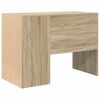 vidaXL Desk with Shelf Sonoma oak 102 x 50 x 75 cm Engineered Wood