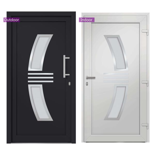 vidaXL Front Door Anthracite 88x200 cm