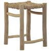 vidaXL Stools 2 pcs Brown Seagrass