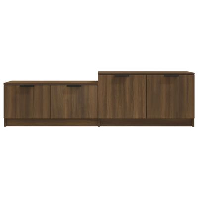 vidaXL TV Cabinet Brown Oak 158.5x36x45 cm Engineered Wood