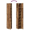 vidaXL Storage Cabinet 3 pcs Old Wood 30 x 42.5 x 225 cm