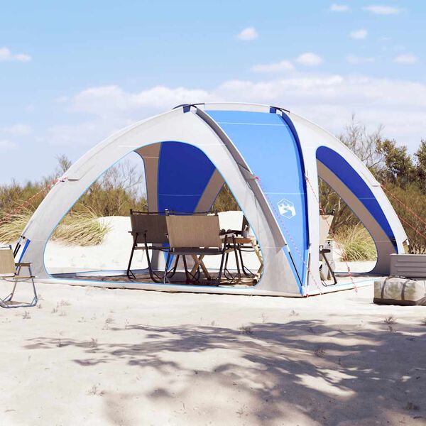 vidaXL Party Tent Azure Blue Waterproof
