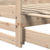 vidaXL Day bed with Trundle without Mattress 80x200 cm