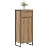vidaXL Bathroom Cabinet Artisian Oak 40 x 30 x 100 cm Engineered Wood