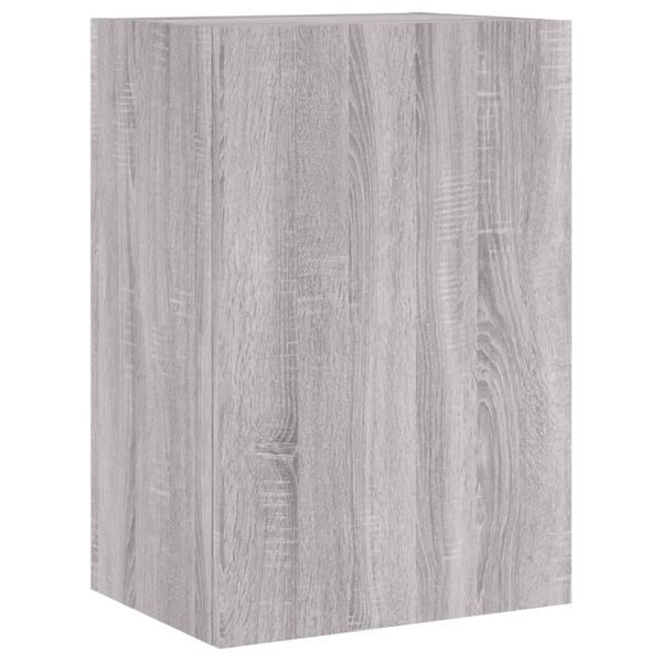vidaXL TV Wall Cabinet Grey Sonoma 40.5x30x60 cm Engineered Wood