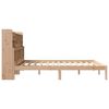 vidaXL Bookcase Bed without Mattress 180x200 cm Super King Solid Wood Pine