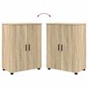 vidaXL Bathroom Cabinet with Storage Sonoma Oak 60 x 35 x 80 cm