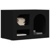 vidaXL TV Cabinet Black 60 x 35 x 40 cm Engineered Wood