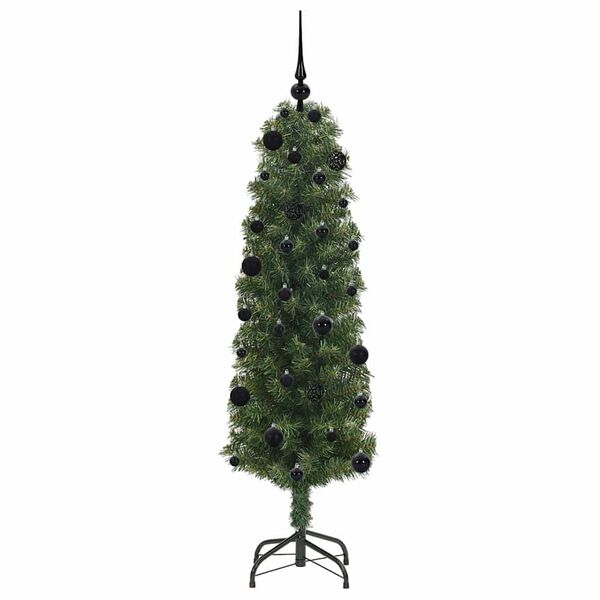 vidaXL Artificial Christmas Tree with 150 LEDs with Stand Green 150 cm