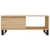 vidaXL Coffee Table Sonoma Oak 90x50x36.5 cm Engineered Wood