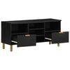 vidaXL TV Cabinet Black 100x33x46 cm Engineered Wood