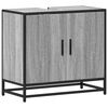 vidaXL Bathroom Sink Cabinet Grey Sonoma 65x33x60 cm Engineered Wood