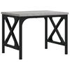 vidaXL Printer Stand Grey Sonoma 40x30x31 cm Engineered Wood