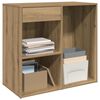 vidaXL Cosmetic Cabinet Artisan Oak 80x40x75 cm Engineered Wood