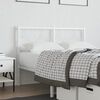vidaXL Metal Replace Headboard White 120 cm