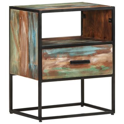 vidaXL Bed Cabinet 40x30x50 cm Solid Reclaimed Wood