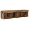 vidaXL TV Cabinet Set 2 pcs Old Wood Engineered Wood