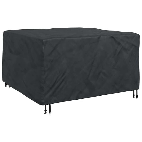 vidaXL Furniture Cover Plain Black 150 x 150 x 75 cm 210D