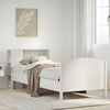 vidaXL Bookcase Bed without Mattress White 75x190cm Small Single Solid Wood Pine