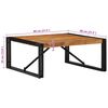 vidaXL Coffee Table 80x80x35 cm Solid Wood Acacia