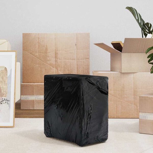 vidaXL Stretch Film 6 pcs Black 23 &mu;m 50 cm x 300 m