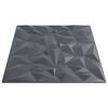 vidaXL Wall Panels 12 pcs Grey 50x50 cm XPS 3 m² Amethyst