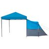 vidaXL Camping Tent Set Folding 2 pcs Blue Taffeta and Fabric