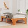 vidaXL Bed Frame Brown 80 x 200 cm Solid Pine Wood