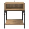 vidaXL Bedside Table Artisan Oak 40 x 40 x 50 cm Engineered Wood