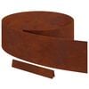 vidaXL Lawn Edging 4 pcs Rusty 450 x 0.05 x 20 cm Weathering Steel