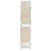 vidaXL 6-Panel Room Divider Cream 210x165 cm Fabric