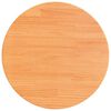 vidaXL Table Top Round Wax Brown &Oslash;50x2.5 cm Solid Wood Pine