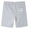 Kids' Shorts with Drawstring Grey 116