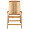 vidaXL Reclining Garden Chair 2 pcs Solid Wood Teak