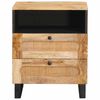 vidaXL Bedside Cabinet Natural 50 x 33 x 62 cm Solid Mango Wood
