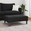 vidaXL Footstool Black 77x55x31 cm Velvet