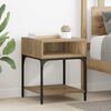 vidaXL Bedside Table Artisan Oak 40 x 40 x 50 cm Engineered Wood